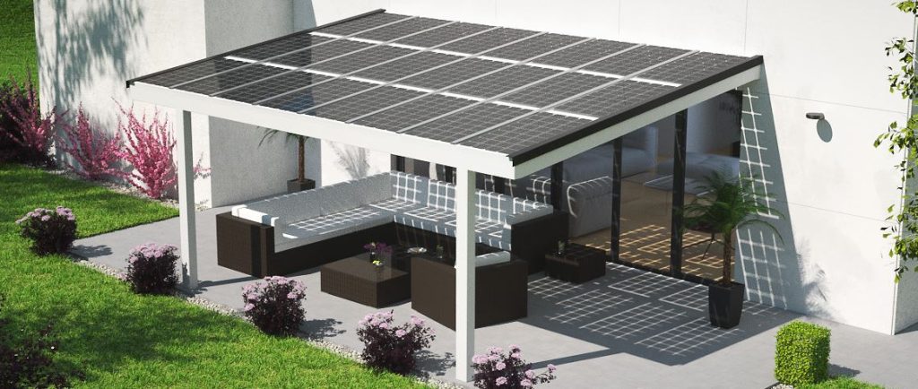 Solar-Powered Patio Roofs